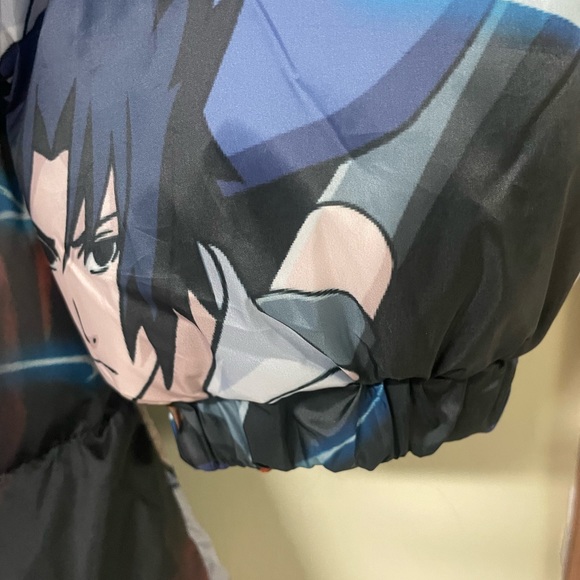 Naruto Sasuke printed puffer jacket - Picture 6 of 7